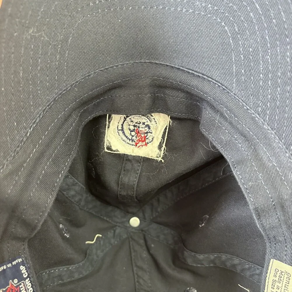 VTG Columbus Clippers‎ Snapback Hat Cap Minor League Baseball MLB Navy Patch
